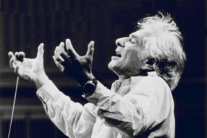 Leonard Bernstein, conducting